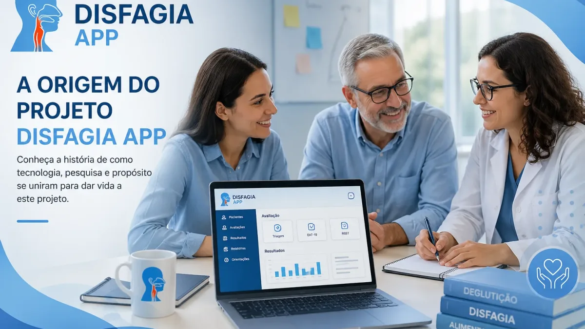 Origem do Disfagia App e desenvolvimento do projeto de saúde